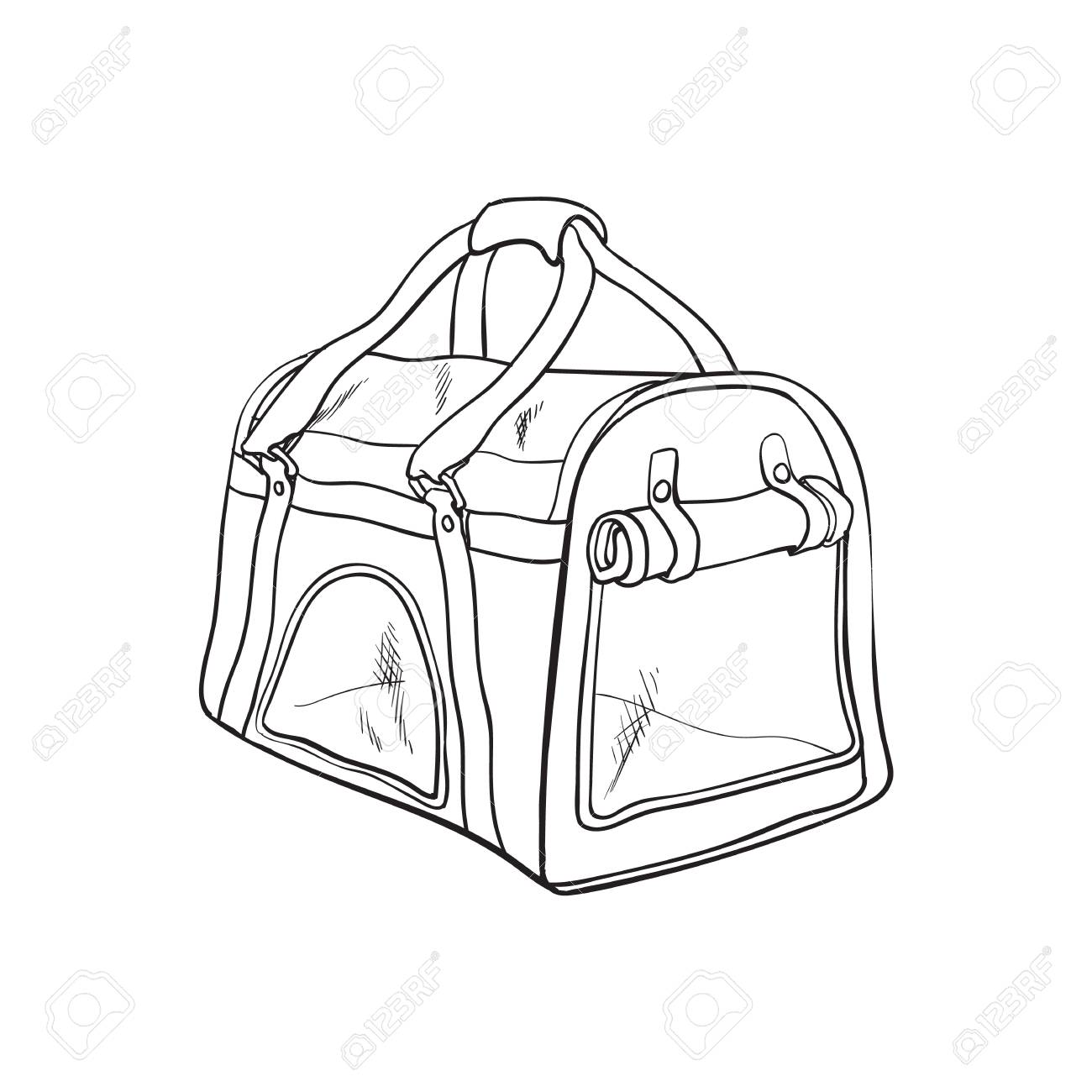 1300x1300 Pet Travel Fabric Carrier, Bag For Transporting Cats, Dogs, Sketch