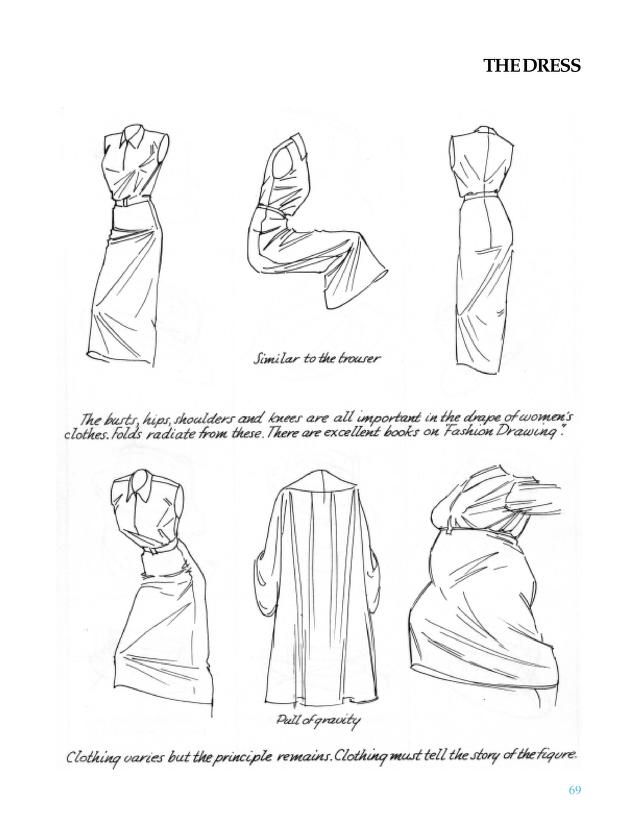 638x826 Drawing Fabric Folds. Fun With A Pencil By Andrew Loomis. Download