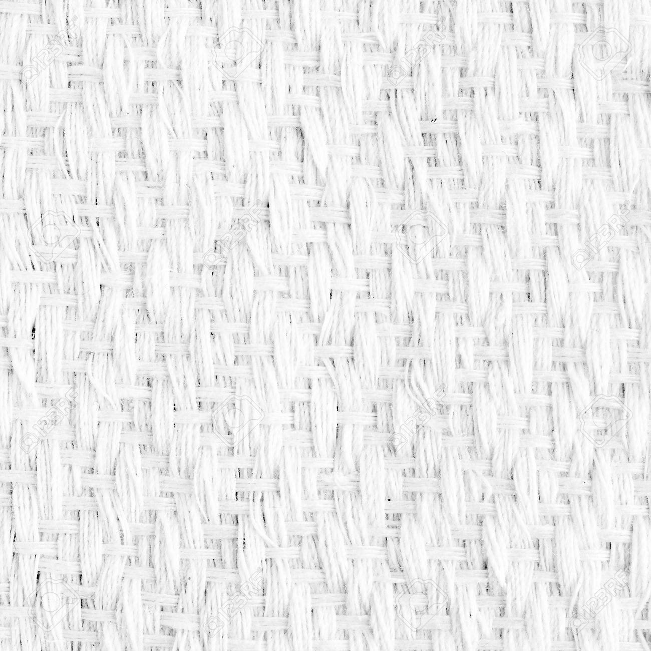 1300x1300 White Hand Weaving Matting Tweed Fabric Texture. Closeup Square