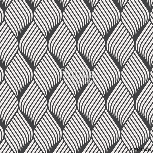 500x500 Abstract Flower Ripple Pattern. Repeating Vector Texture. Wavy