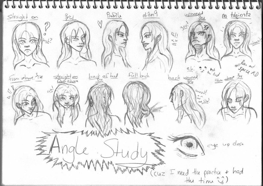 1063x752 Face Angle Study By Psycobabble402