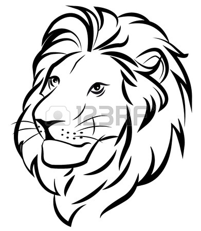 391x450 Lion Drawing Stock Photos. Royalty Free Business Images