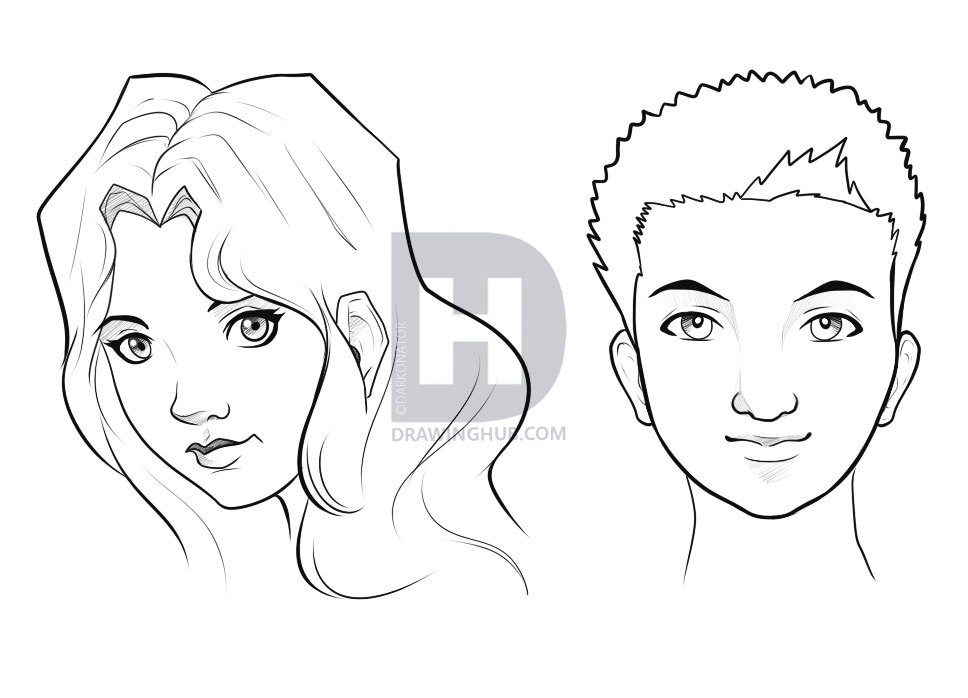 968x698 Pictures Drawing Easy Face,