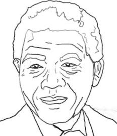 400x465 How To Draw Nelson Mandela's Face (With Pictures) Ehow
