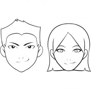 302x302 How To Draw How To Draw A Face For Kids
