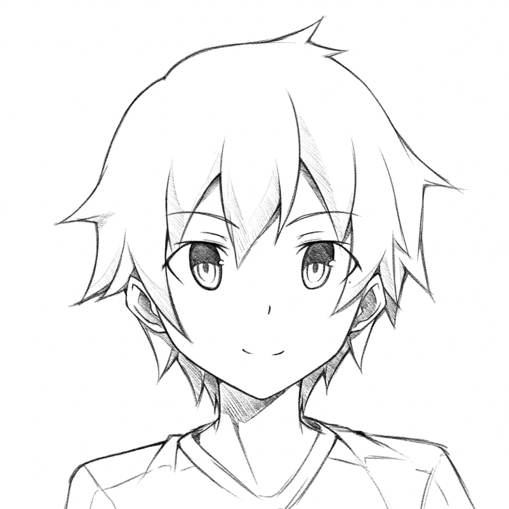 1024x1024 Easy To Draw Anime Boy Anime Boy Pictures Easy To Draw Draw Anime
