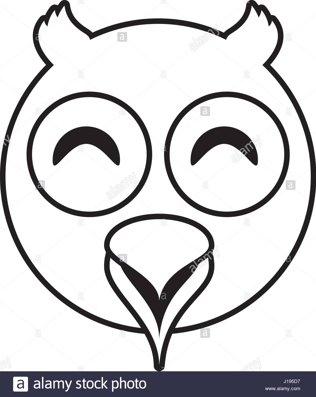 1106x1390 Owl Face Animal Outline Stock Vector Art Amp Illustration, Vector
