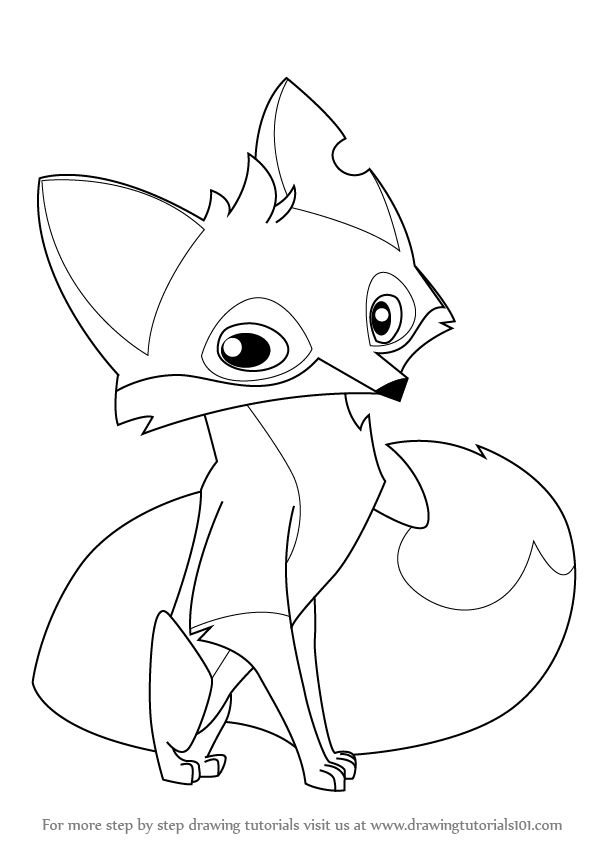 598x844 Drawing Easy Fox Drawing Step By Step In Conjunction With Easy