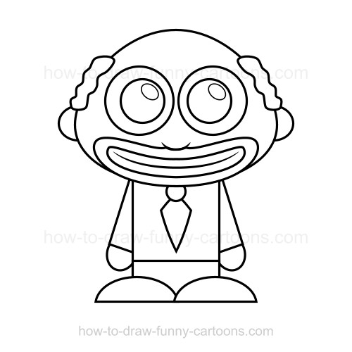 500x500 How To Draw A Grandpa