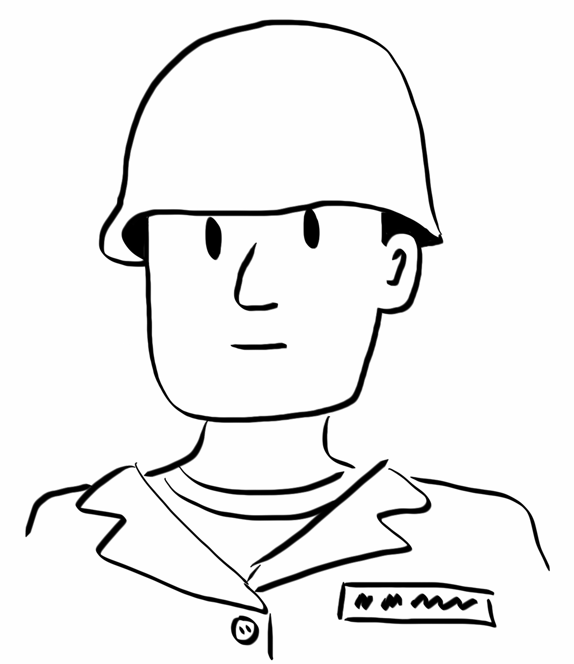 1167x1350 How To Draw A Good Enough Soldier