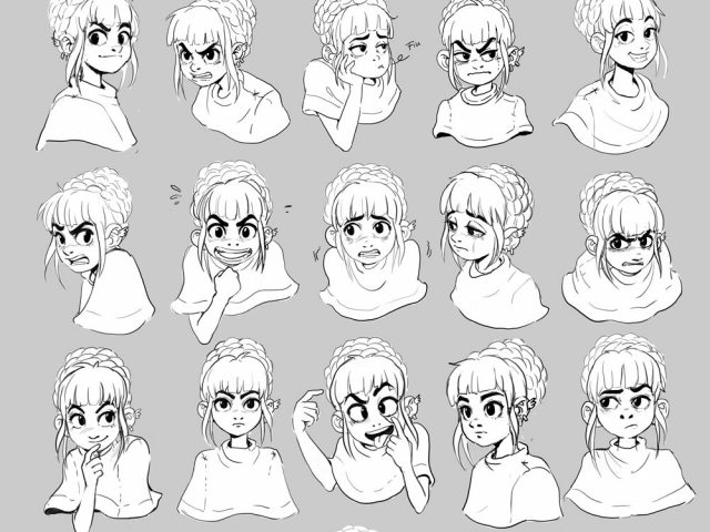 640x480 Facial Expressions Drawing Drawn Expression Illustration