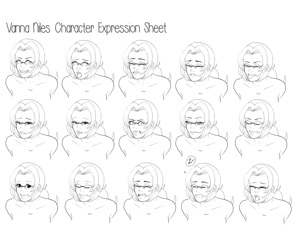 1024x828 Vanna Niles Face Expressions Exercise By Introvertdoll