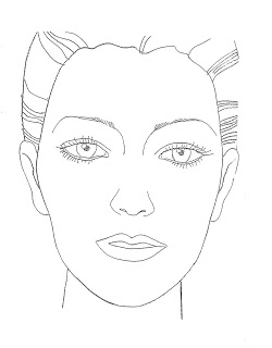 250x320 Vintage Makeup Blank Makeup Design Face