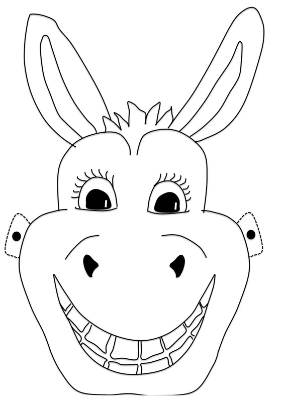 565x800 Donkey Mask