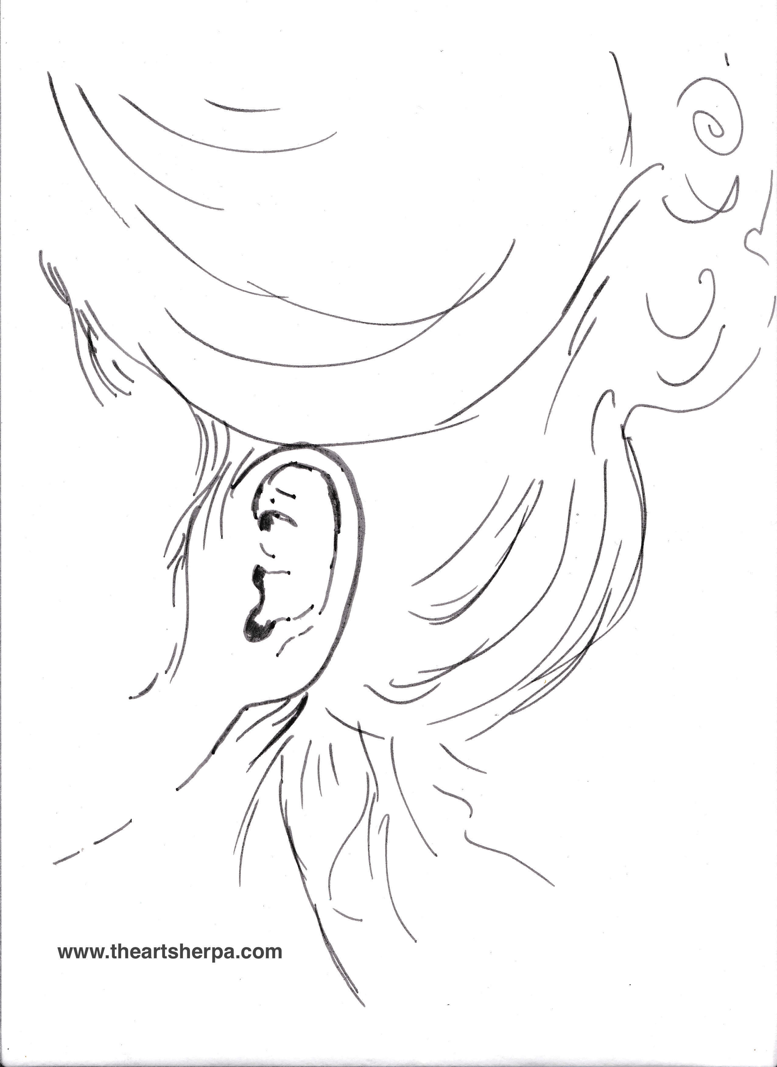 2552x3504 Traceable~ For Ears How To Paint The Art Sherpa Www.theartsherpa