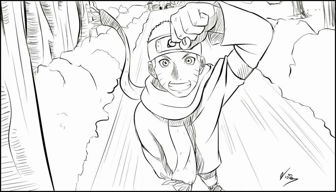 1182x675 Naruto Sketch Perspective Test By Vicio Kun