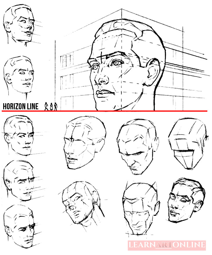 730x877 Perspective Using Freehand Learn Art Online