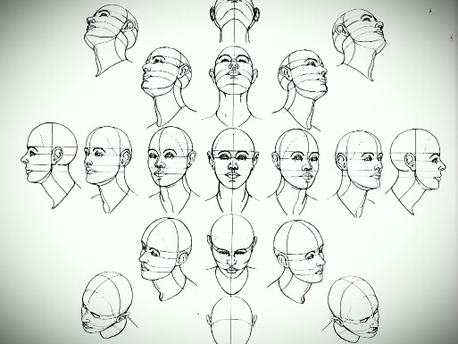 513x385 Face Perspectives Drawing Tutorials Perspective