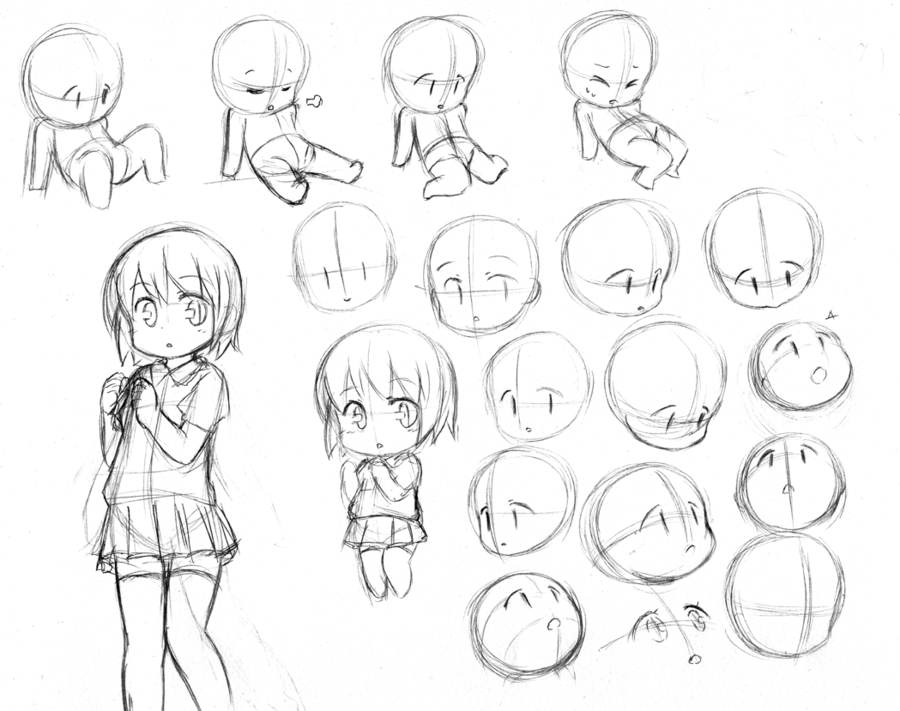 900x711 Chibi Practice 4 By Catplus
