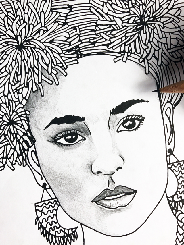 640x853 Last Week I Launched My New Coloring Book Feminine Wild This Is
