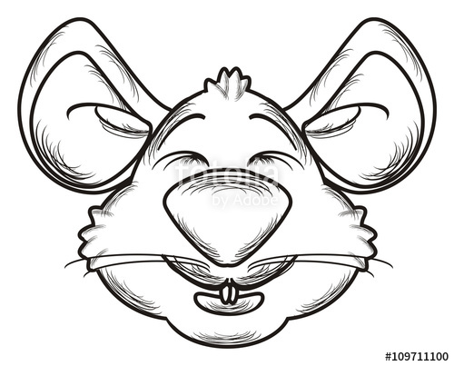500x403 Muzzle, Line, Silhouette, Isolated, Head, Face, Animal, Mouse, Rat