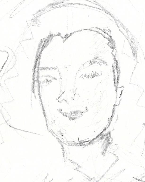 614x769 Roseanne Cast Drawings Face Shapes 101