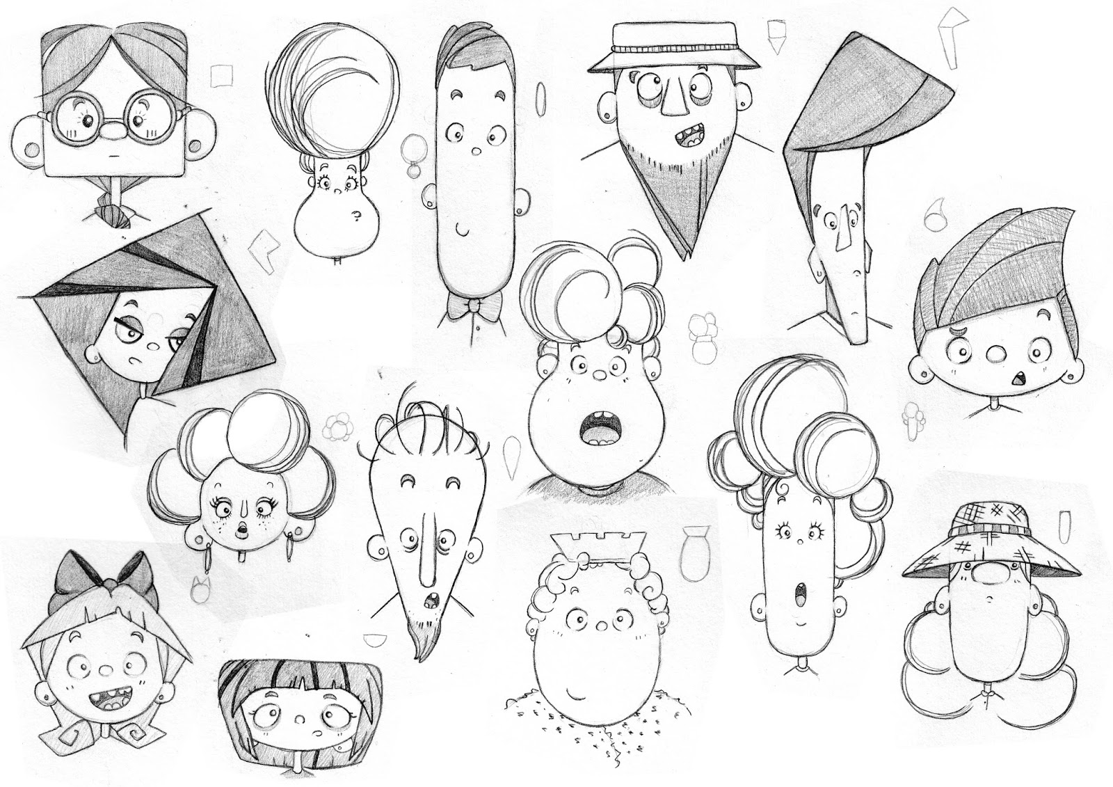 1600x1131 Lucy Marie Illustration Face Shapes