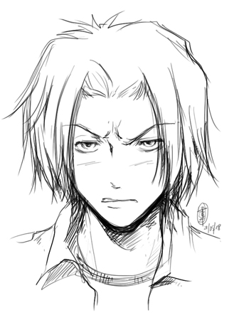 336x471 Drawn Face Angry