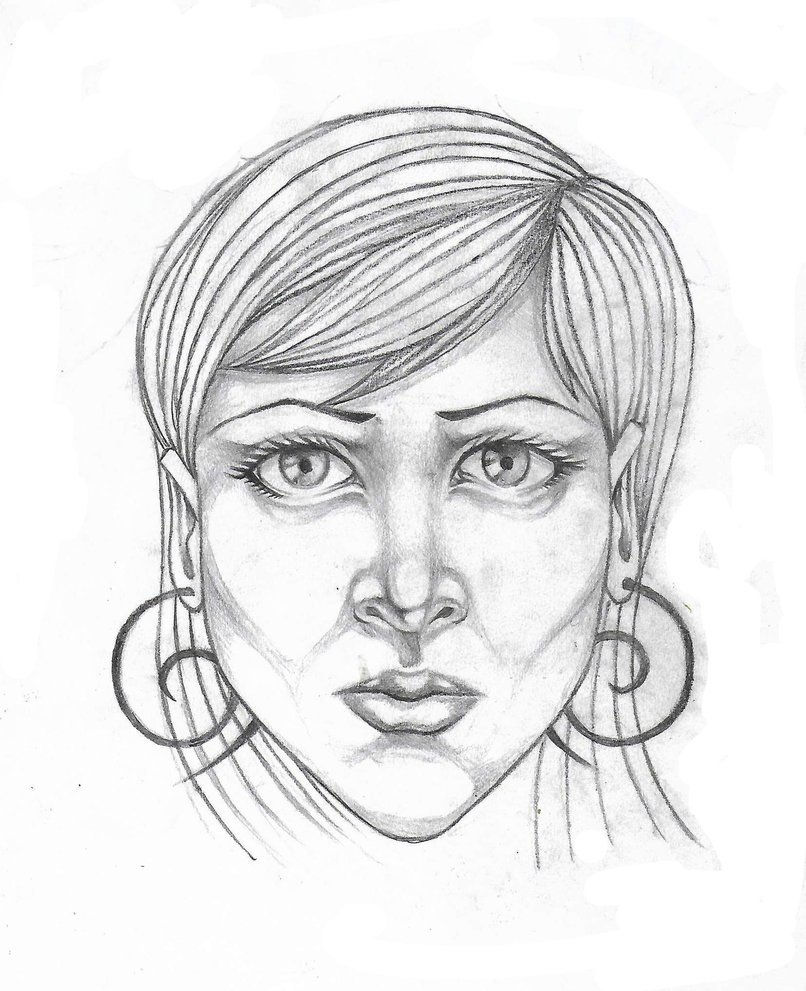 806x991 Face Study By Dany666