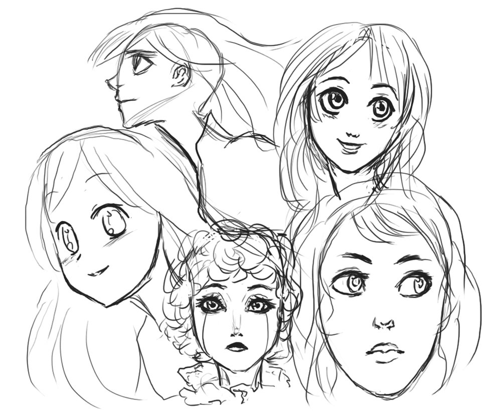 973x820 Anime Face Study By Shadowlillium