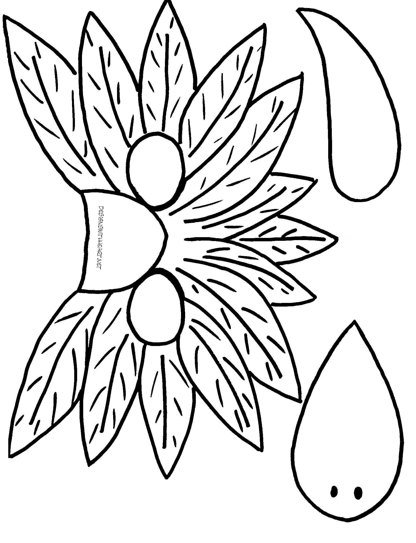 1710x2230 Cool Turkey Drawing Template Awesome Ideas For You