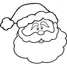 236x236 Drawn Santa Face