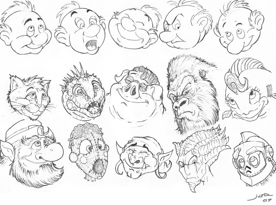 900x670 Drawing Cartoon Faces