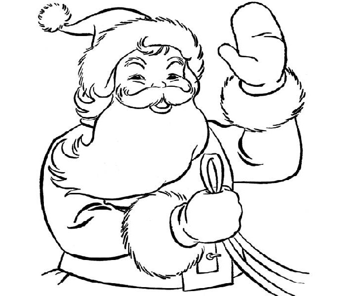 700x600 Best Santa Templates Shapes, Crafts Amp Colouring Pages Free