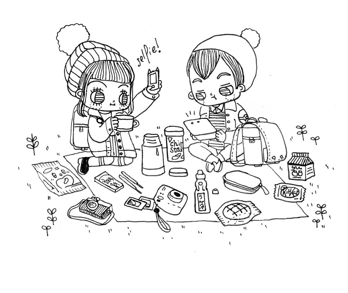 1192x1004 Oh Carol Illustration Couples Illustrators