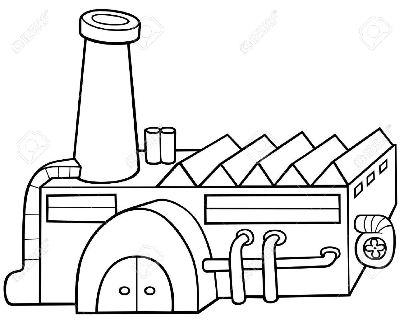 1300x1041 Factory Clipart Black And White 2 Clipart Station