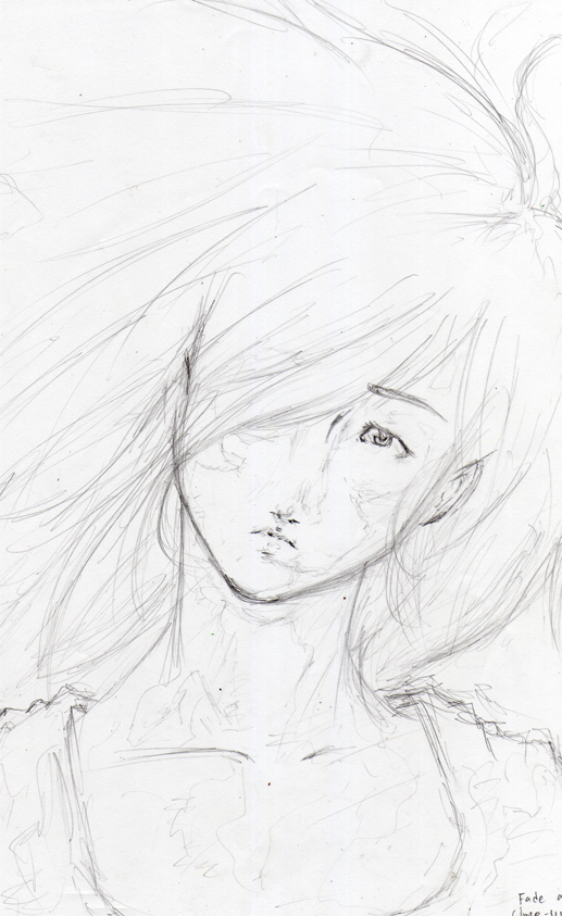 517x843 Fade Away Close Up Sketch By Artofhkm