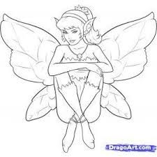 225x225 Fairy Drawings Tattoo Designs Fairy Sketch By Jefita