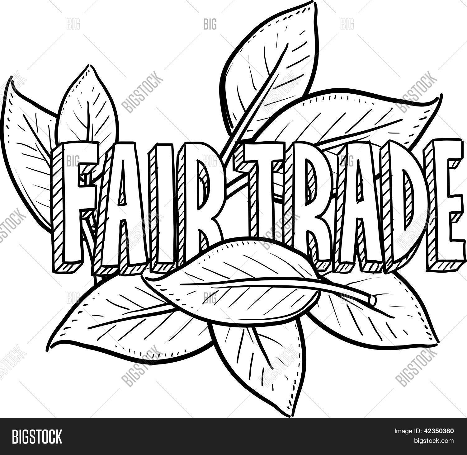 1500x1462 Fair Trade Sketch Vector Amp Photo Bigstock