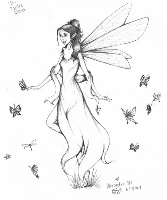 583x700 How To Draw The Dance Fairies Art