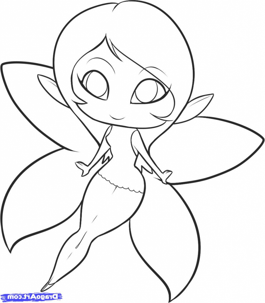 898x1024 Simple Drawings Of Fairies Simple Fairy Drawing