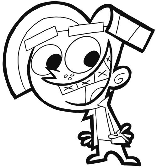 500x536 How To Draw Chester From Fairly Odd Parents Step By Step Drawing