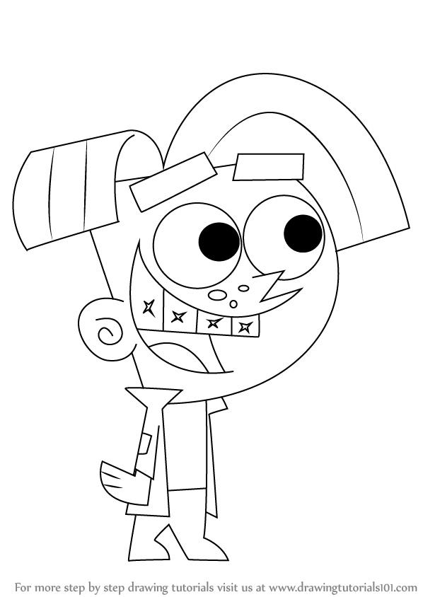 598x844 Learn How To Draw Chester Mcbadbat From The Fairly Oddparents (The