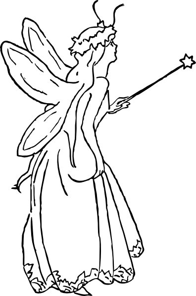 396x597 Fairy Queen Clip Art