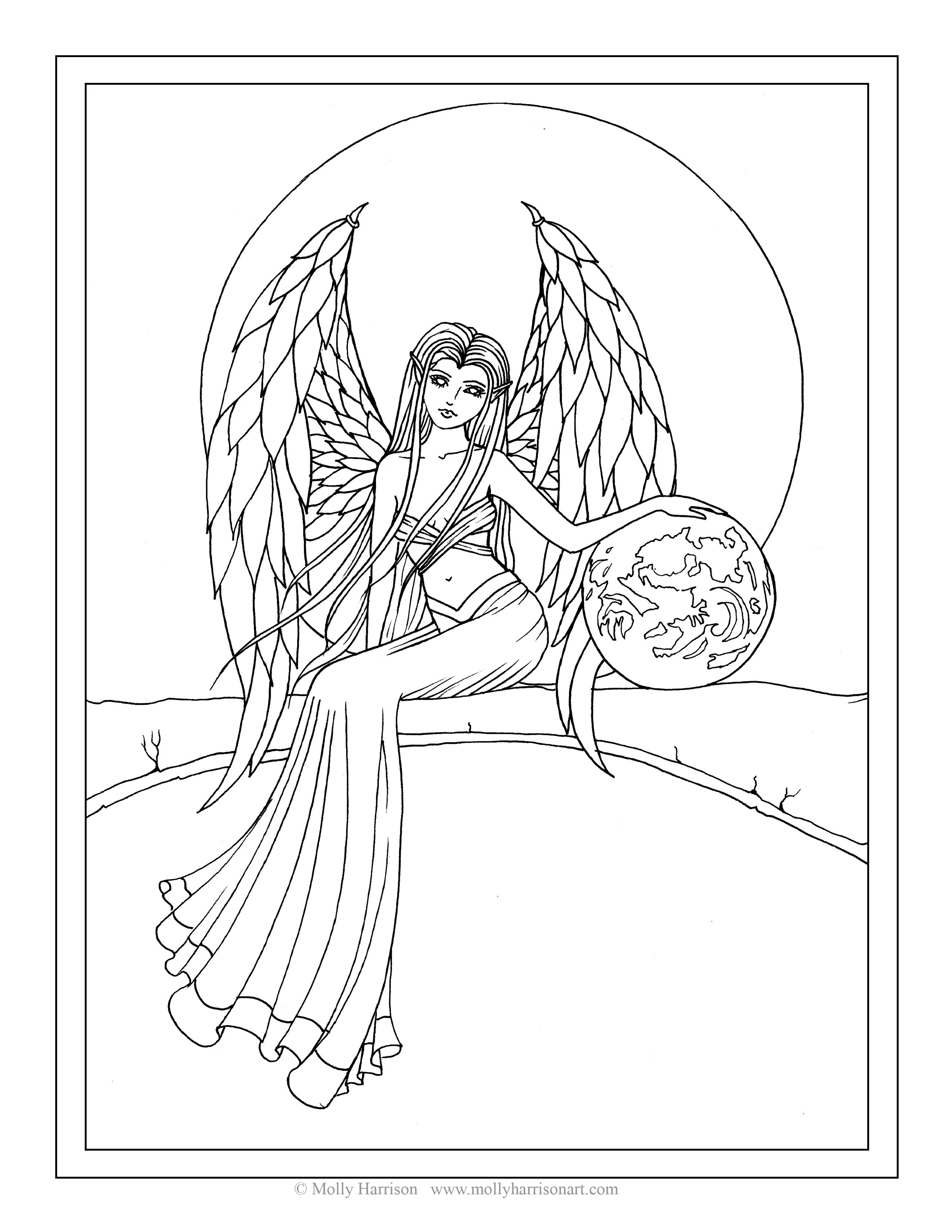 2550x3300 The Fairy Art Fantasy Art Of Molly Harrison Official Shop