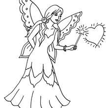 220x220 Fairy Magic Wand Coloring Pages