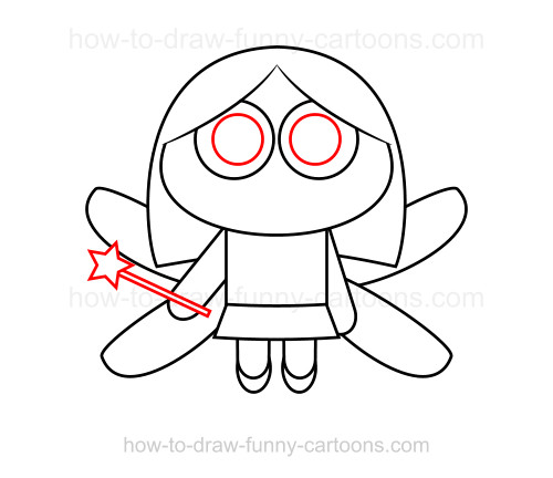 500x432 To Draw A Fairy