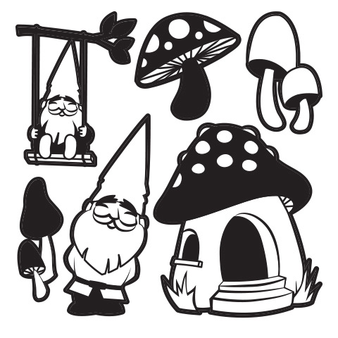 480x480 Fairy Garden Craft Die