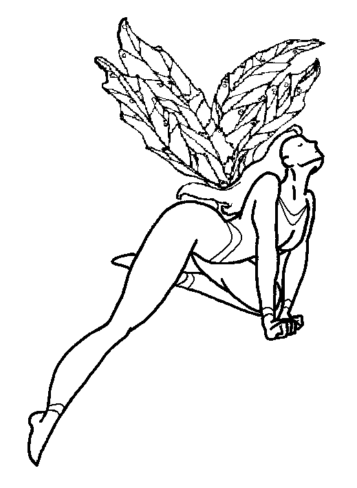 519x709 Fairy Coloring Pages