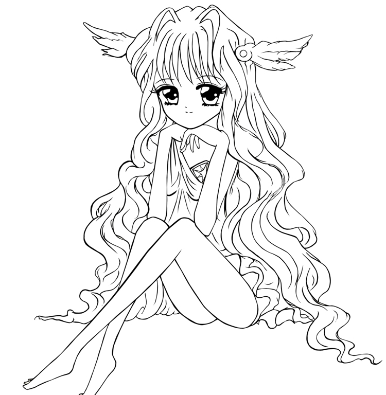 750x768 Fairy.princess Outline By Princesskoko